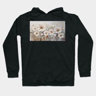 3D flowers - creamy and textured painting 3 Hoodie